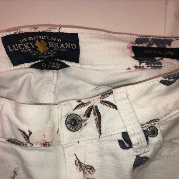 Lucky Brand Women’s Lolita Capri 0/25 Floral - Picture 7 of 7